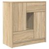 vidaXL Sideboard with Drawers and Doors Sonoma Oak 70.5x34x74.5 cm