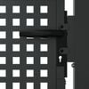 vidaXL Garden Gate Anthracite 100x200 cm Steel