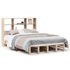 vidaXL Bookcase Bed without Mattress 150x200 cm King Size Solid Wood