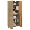 vidaXL Highboard Artisan Oak 69.5 x 34 x 90 cm Engineered Wood