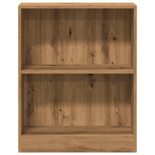 vidaXL Bookcase Artisian Oak 60x24x76 cm Engineered Wood