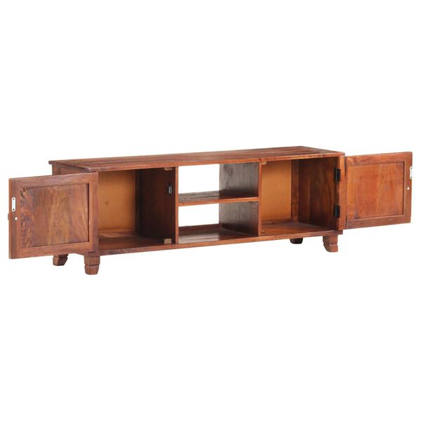 vidaXL TV Cabinet Honey Brown 120x30x41 cm Solid Acacia Wood
