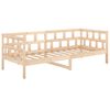 vidaXL Day Bed without Mattress Solid Wood Pine 80x200 cm