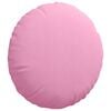 vidaXL Seat Cushions 2 pcs Pink &Oslash;60 x 21 cm Fabric