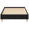 vidaXL Bed Frame Black Oak 193 x 93 x 25 cm Engineered Wood