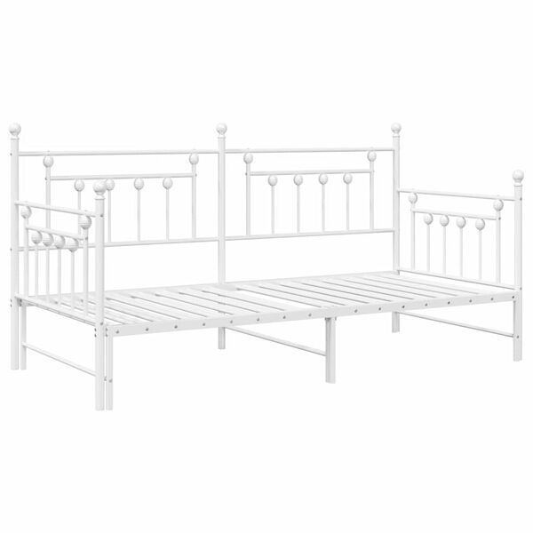 vidaXL Daybed Frame White 107 x 203 cm Steel