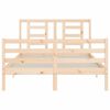 vidaXL Bed Frame without Mattress 140x190 cm Solid Wood
