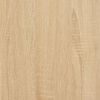 vidaXL Bathroom Cabinet Sonoma Oak 30x30x100 cm Engineered Wood