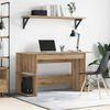 vidaXL Desk with Shelf Artisan oak 140 x 50 x 75 cm Engineered wood