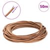 vidaXL Leather Cord Brown &Oslash;4 mm x 50 m Leather