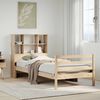 vidaXL Bookcase Bed without Mattress 90x200 cm Solid Wood Pine
