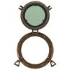 vidaXL Porthole Mirror Wall Hanging Ø23 cm Aluminium and Glass