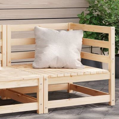 vidaXL Garden Sofa Corner 70x70x67 cm Solid Wood Pine