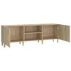 vidaXL TV Cabinet Sonoma Oak 150x30x50 cm Engineered Wood