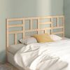 vidaXL Bed Headboard 206x4x104 cm Solid Wood Pine
