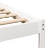 vidaXL Bed Frame with Headboard White 140 x 200 cm Solid Pine Wood