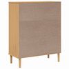vidaXL Highboard SENJA Rattan Look Brown 90x40x112cm Solid Wood Pine