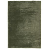 vidaXL Rug HUARTE Short Pile Soft and Washable Forest Green 240x340 cm