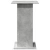 vidaXL Bar Table with Storage Concrete Grey 60x60x102 cm Engineered Wood