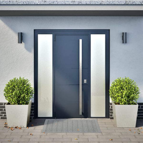 vidaXL Garden Planters 50x50x50 cm 2 pcs Stainless Steel