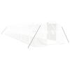 vidaXL Greenhouse with Steel Frame White 42 m&sup2; 14x3x2 m