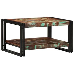 vidaXL Coffee Table Multicolour 70x50x38 cm Solid Wood Reclaimed