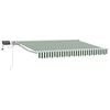 vidaXL Green and White 3.5 x 2.5 m Polyester with PU coating
