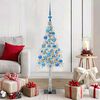 vidaXL Christmas Tree with 150 LEDs White 120 cm PE and Steel