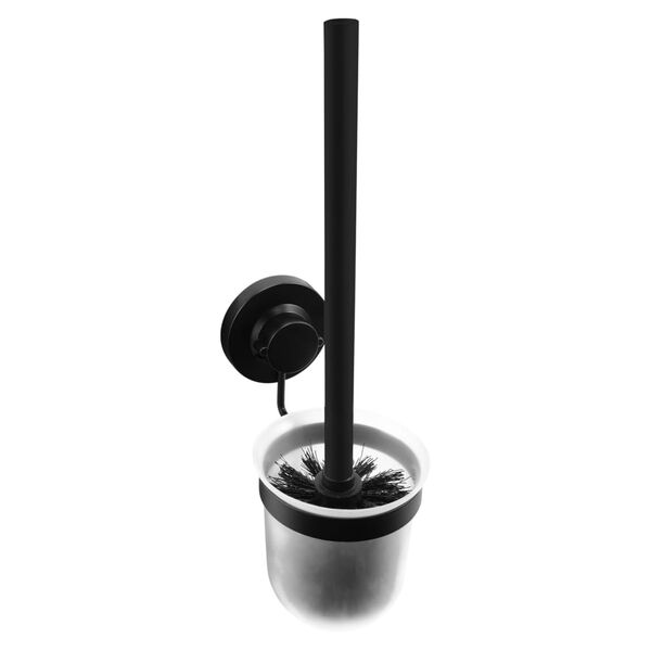 CORNAT Toilet Brush and Holder Set 3in1 Black