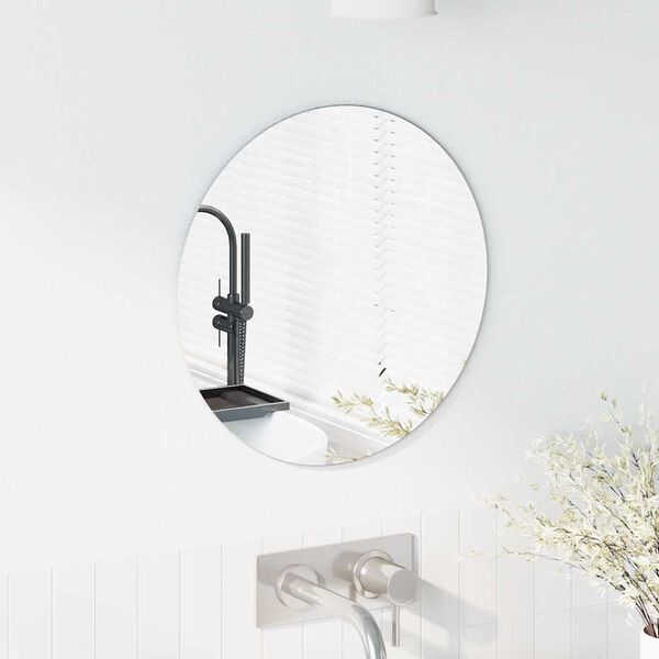 vidaXL Wall Mirror Round &Oslash; 40 cm Tempered Glass