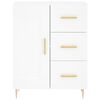 vidaXL Highboard White 69.5x34x180 cm Engineered Wood