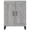 vidaXL Highboard Grey Sonoma 69.5x34x180 cm Engineered Wood
