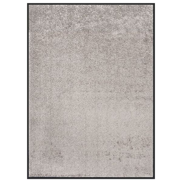 vidaXL Doormat Grey 60x80 cm
