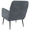 vidaXL Armchair Dark Grey 79 x 62 x 79 cm Velvet