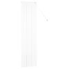 vidaXL Window Blind with Curtains Manual White Aluminium