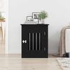 vidaXL Dog Crate Furniture Black Oak 55x75x65 cm Engineered Wood