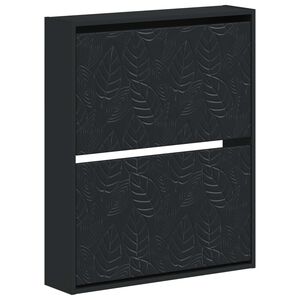 vidaXL Wall-Mounted Shoe Cabinet DELFT 71 x 17 x 86 cm Engineered Wood