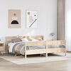 vidaXL Bed Frame without Mattress 180x200 cm Super King Solid Wood Pine