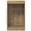 vidaXL LED Sideboard Artisan Oak 41 x 37 x 67 cm Engineered Wood