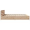 vidaXL Bed Frame without Mattress 200x200 cm Solid Wood Pine