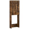 vidaXL Toilet Cabinet HOORN Smoked Oak 66 x 25.5 x 190 cm