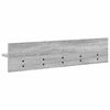 vidaXL Wall-Mounted Coat Rack Grey Sonoma 80 x 10.5 x 18 cm