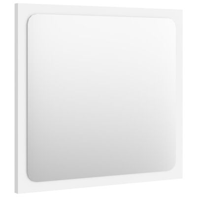vidaXL Bathroom Mirror White 40x1.5x37 cm Engineered Wood