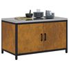 vidaXL Kitchen Storage with Shelf Rusty 90 x 50 x 53 cm Steel