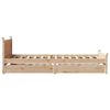 vidaXL Bed Frame without Mattress 90x190 cm Single Solid Wood Pine