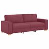 vidaXL Sofa Wine Red 220 x 78 x 84 cm Fabric