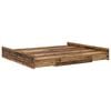 vidaXL Storage Bed Frame Old Wood 180 x 200 cm Engineered Wood