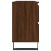 vidaXL Bathroom Cabinet Brown Oak 80x33x60 cm Engineered Wood