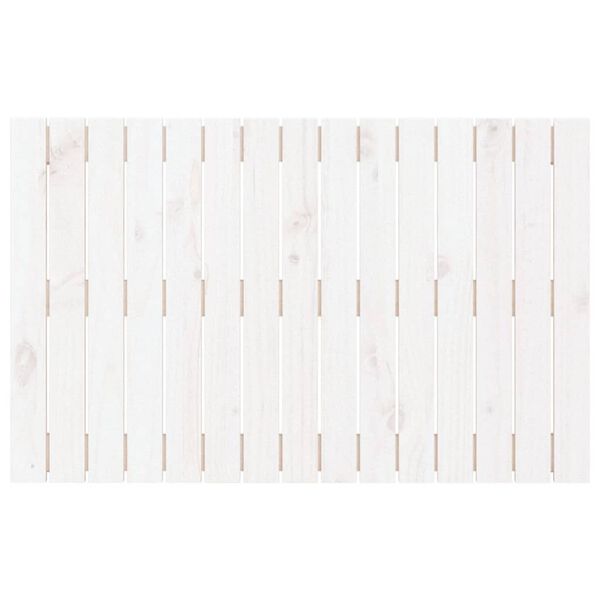 vidaXL Wall Headboard White 95.5x3x60 cm Solid Wood Pine