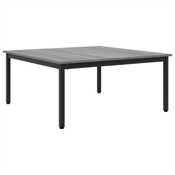 vidaXL Coffee Table Grey Sonoma 100 x 100 x 45 cm Engineered Wood